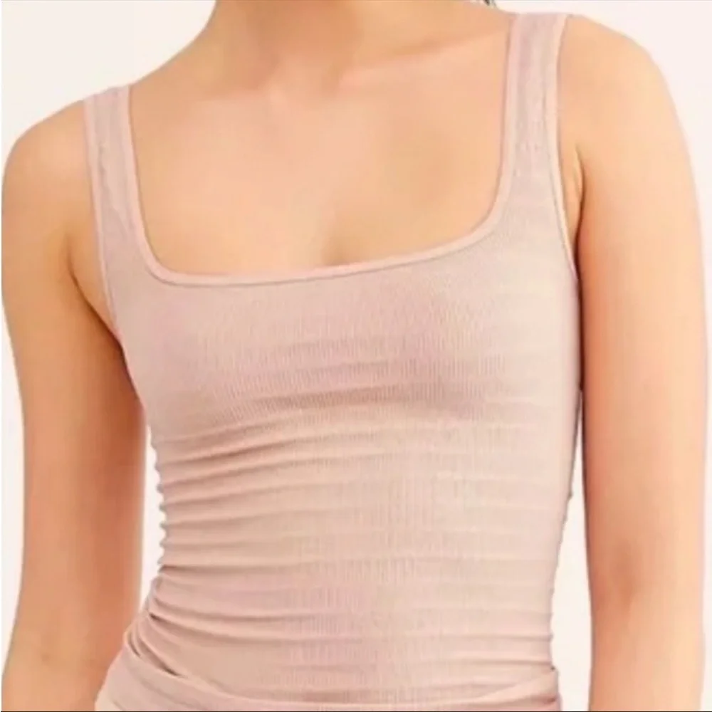 NWT Free People Square One Seamless Cami Nude Size XS/S - Picture 8 of 9